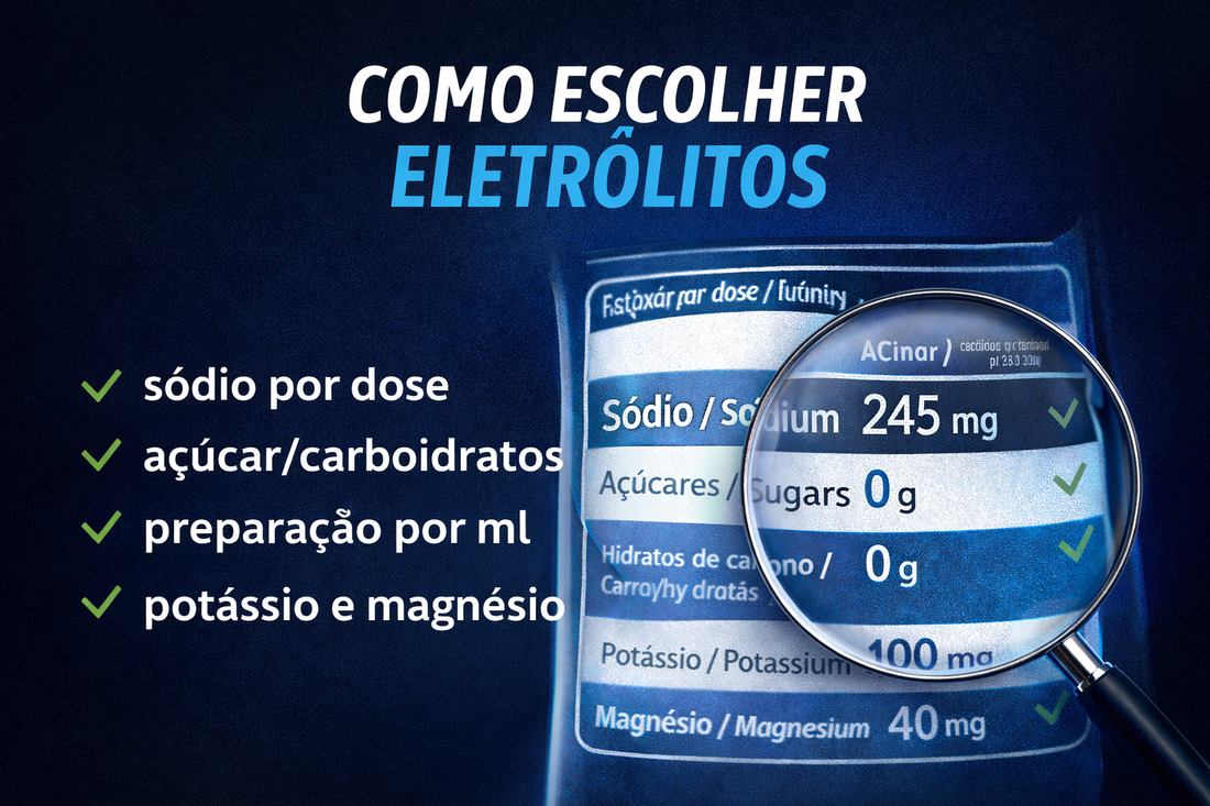 Como escolher eletrólitos: guia do rótulo (sódio, açúcar, potássio e magnésio)