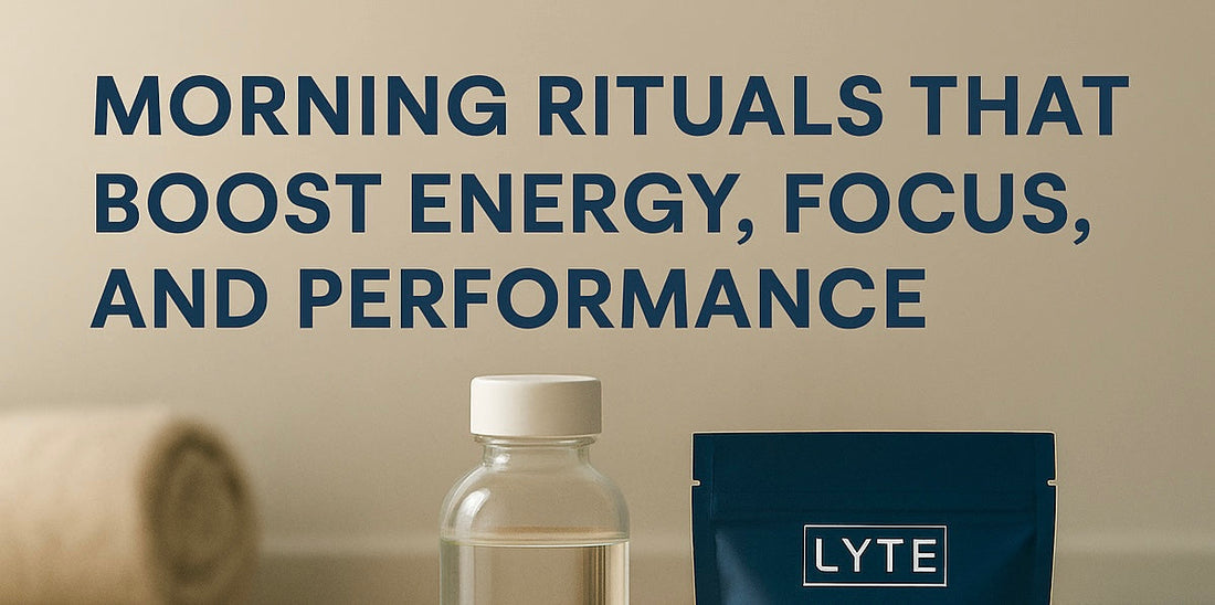 Morning rituals that boost energy, focus and performance