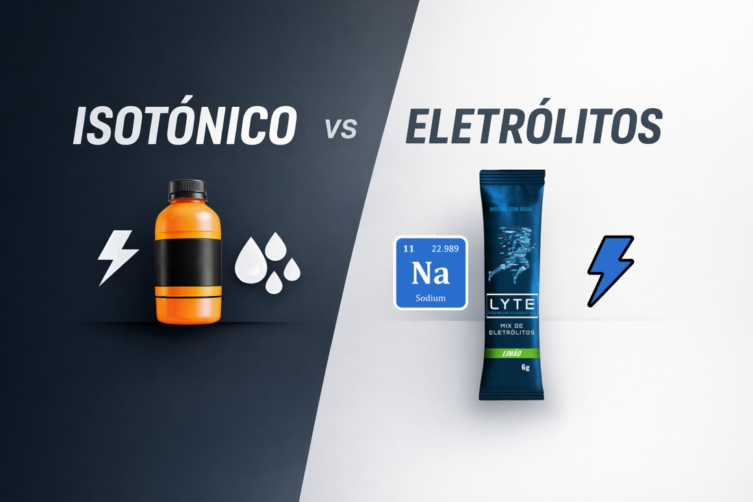 Isotónico vs eletrólitos: quando escolher cada um (sem confusão)