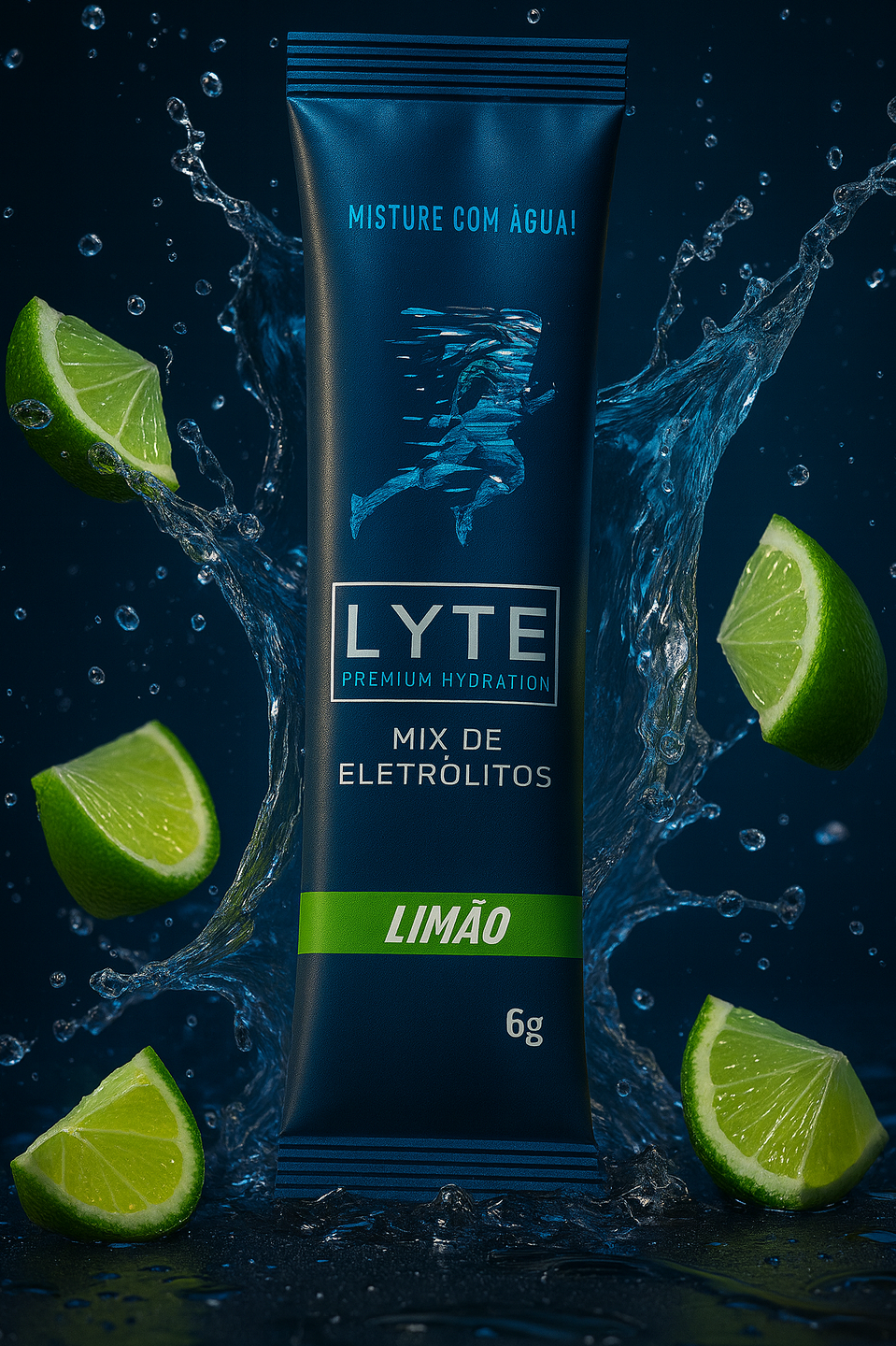 LYTE Limão - 10 Saquetas de Eletrólitos 