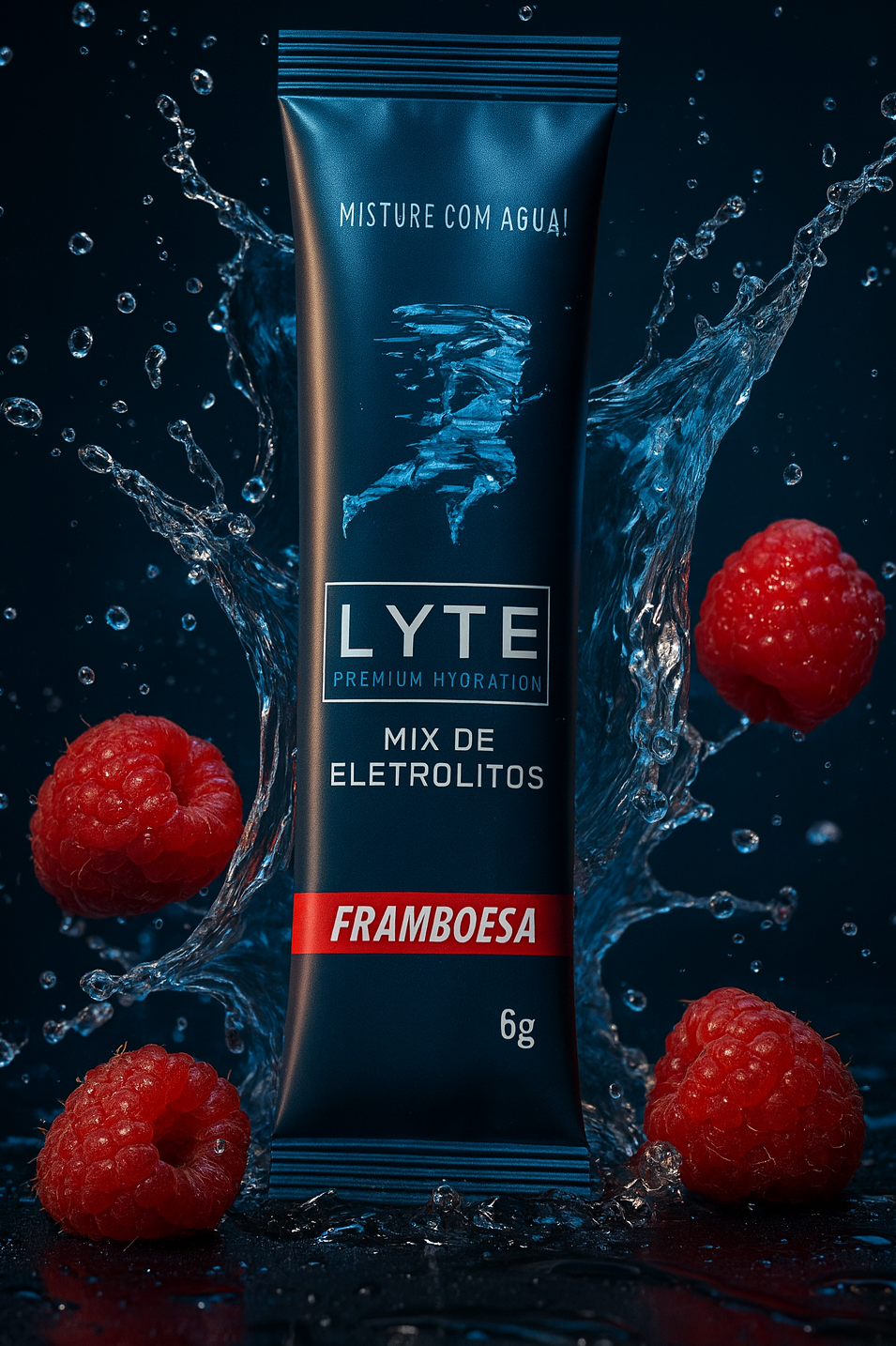 LYTE Framboesa - 10 Saquetas de Eletrólitos 